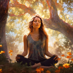 Dengarkan lagu Meditative Moments in Nature's Embrace nyanyian Zen Meditation dengan lirik