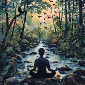 Flow Meditation的專輯Binaural Meditation: Birds and Creek's Nature Calm - 78 72 Hz
