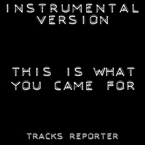 收聽Tracks Reporter的This Is What You Came For (Instrumental Version) (Inst.)歌詞歌曲