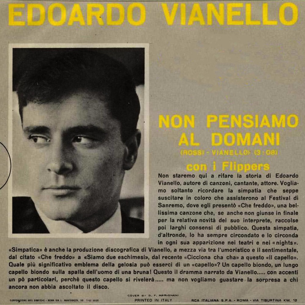 Non Pensiamo Al Domani