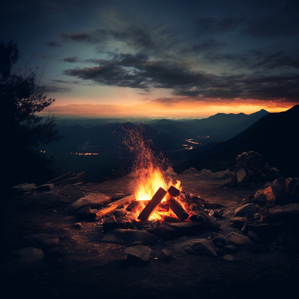 Serene Firelight Calms for Massage