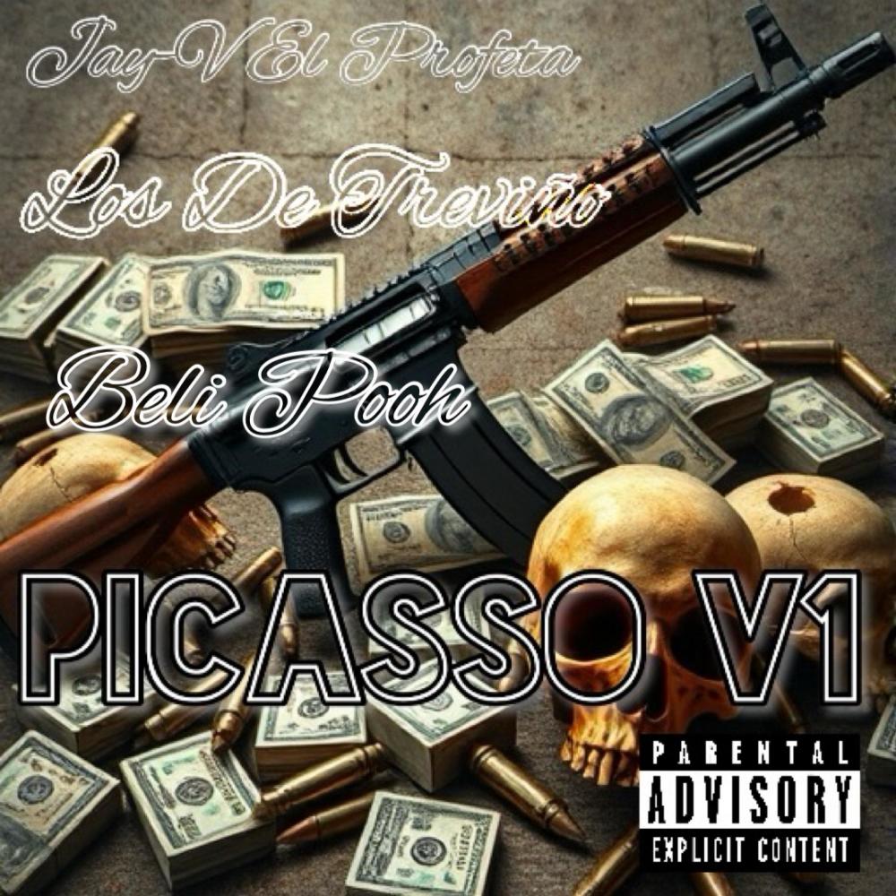 Picasso V1 (feat. Los De Treviño & BeliPooh) (Explicit)