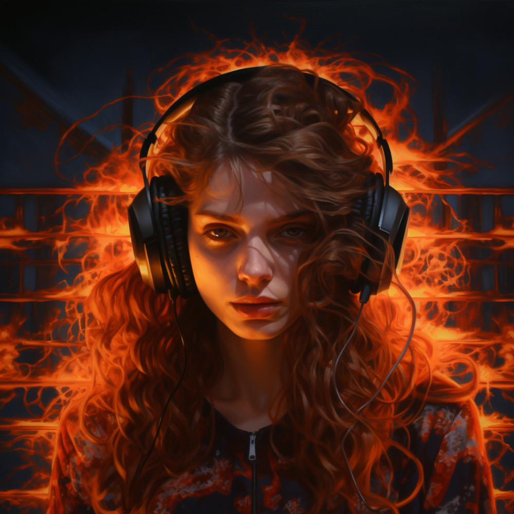 Resplandor Silencioso Del Fuego Meditativo