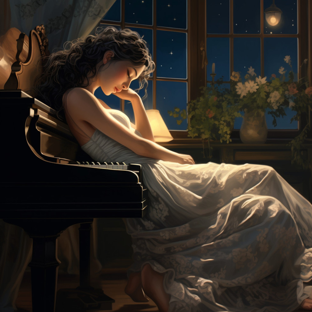 Melodías Resonantes: Viaje Sereno De Ensueño En Piano