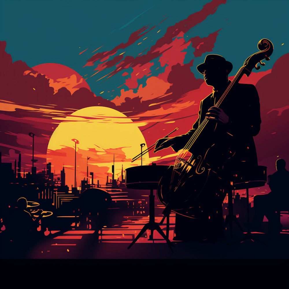 Moonlit Jazz Music Serenity