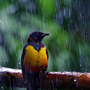 Nature & Rainforest Sounds Collective的專輯Gentle Binaural Nature: Relaxing Rain and Bird Sounds