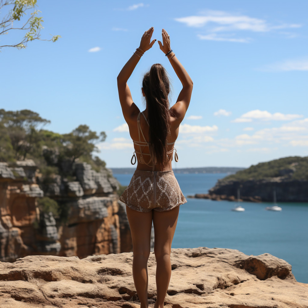 Serenidad De Yoga De La Cascada