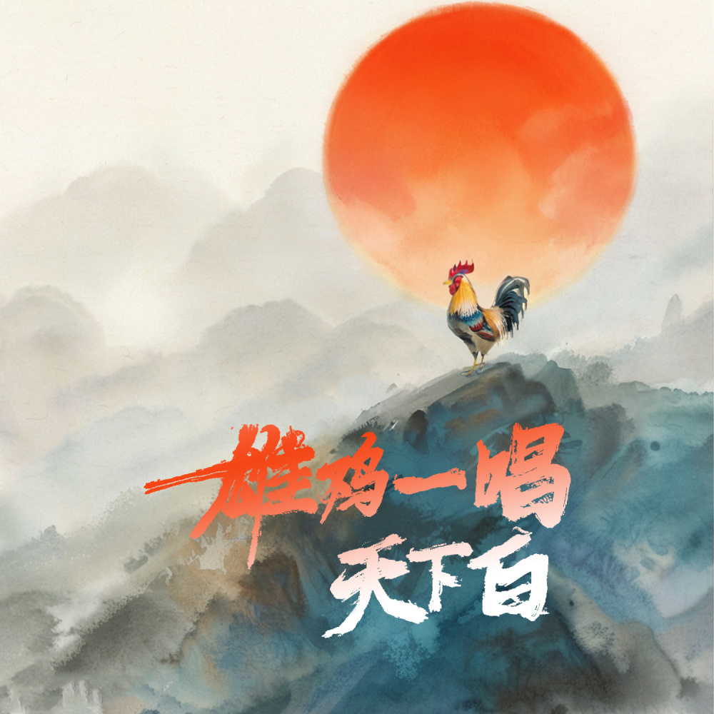 雄鸡一唱天下白 (伴奏)