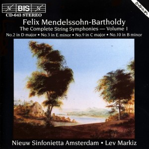 Mendelssohn, F.: The Complete String Symphonies - Vol. 1 dari Amsterdam Sinfonietta