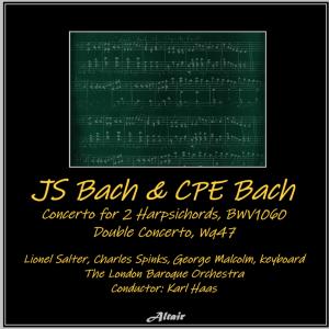 อัลบัม Js Bach & Cpe Bach: Concerto for 2 Harpsichords, Bwv1060 - Double Concerto, Wq47 ศิลปิน George Malcolm