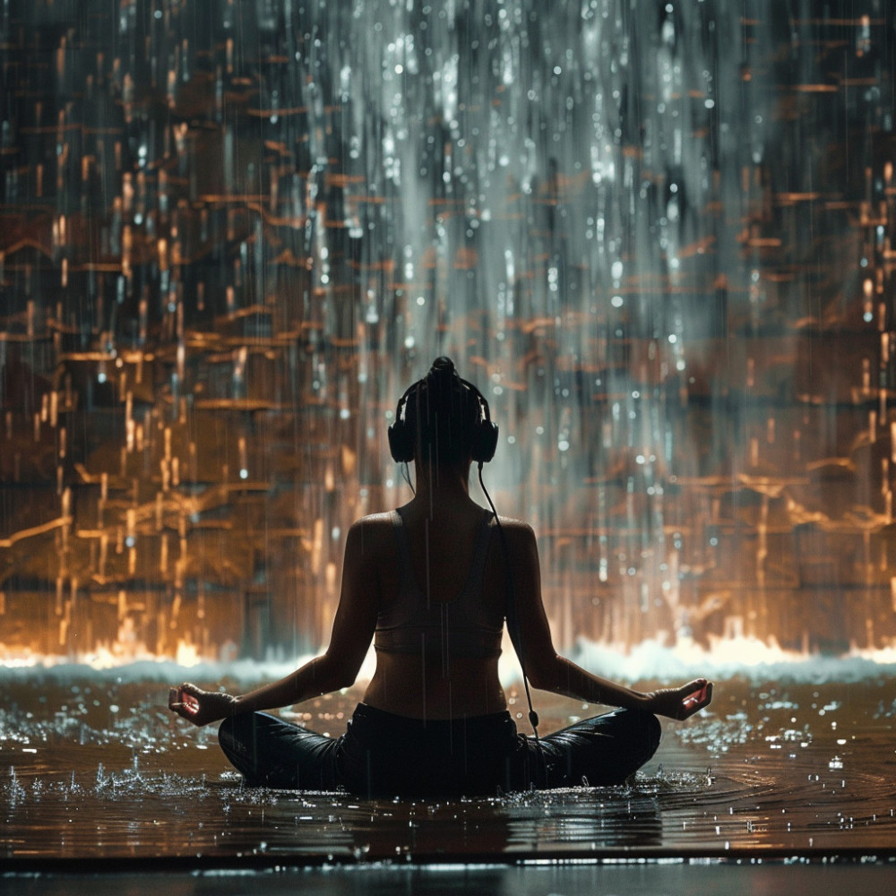 Serene Meditation Rain