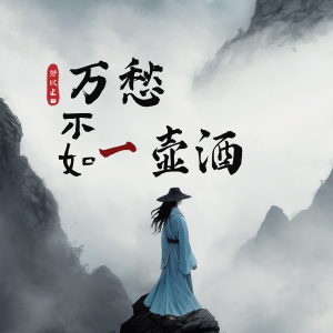 Listen to 万愁不如一壶酒 (伴奏) song with lyrics from 若以止白