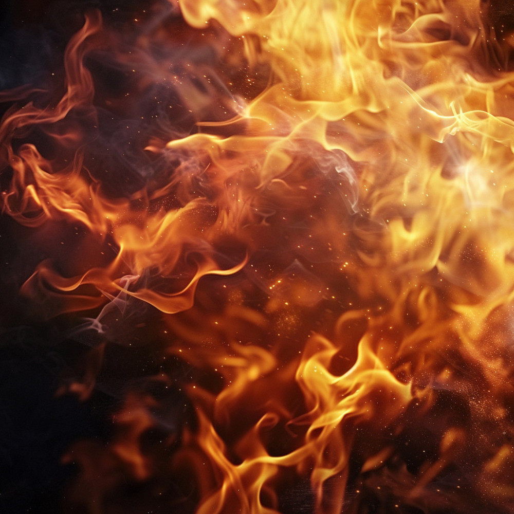 Comfort in the Flames' Hushed Blaze