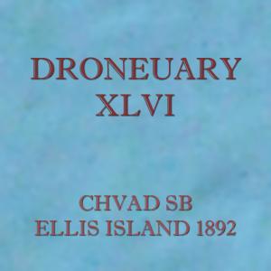 Listen to Droneuary XLVI - Ellis Island 1892 song with lyrics from Chvad SB