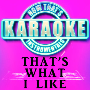 Now That's Karaoke Instrumentals的專輯That’s What I Like (Originally Performed by Bruno Mars)