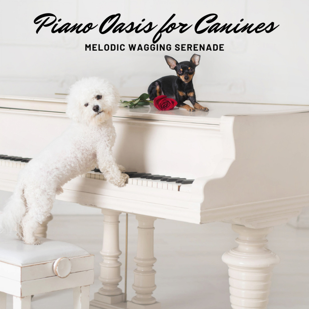Tranquil Piano Dog Haven: Serenading Melodies