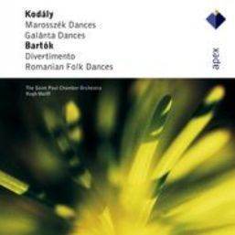 Bartók : Divertimento, Romanian Folk Dances & Kodály : Marosszék & Galánta Dances  -  Apex