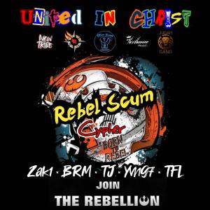 New Tribe的专辑United in Christ (Rebel Scum Cypher) (feat. Zak1, BRM aka Brandon R Music, TJ, Yvng 7 & TFL)