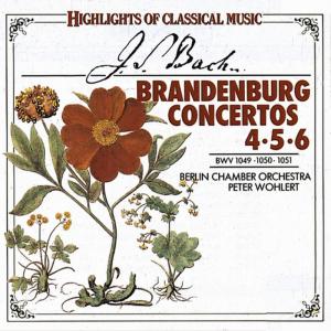 อัลบัม Brandenburg Concertos 4-6 ศิลปิน Berlin Chamber Orchestra