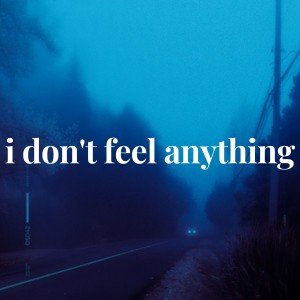 i don't feel anything