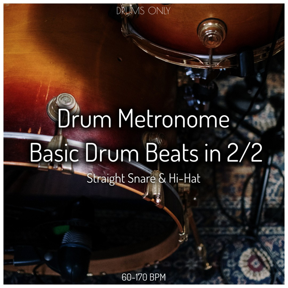 170 Bpm Basic Funk 2/2 Drum Beat
