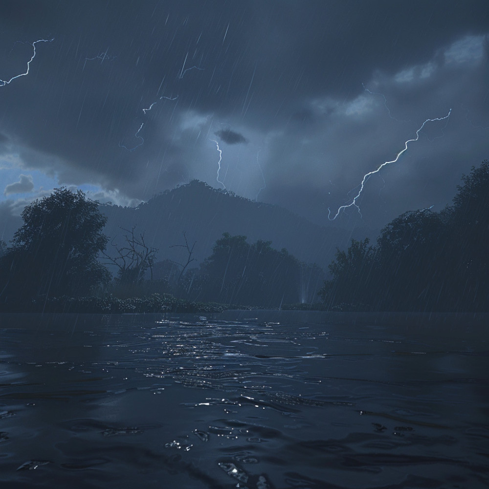 Calmness in the Thunder's Embracing Sound