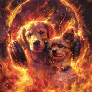 Healing Power Natural Sounds Oasis的專輯Fire's Comfort: Soothing Sounds for Pets