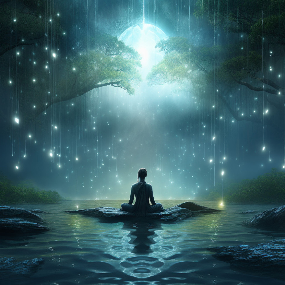 Rain’s Flow Serene Path