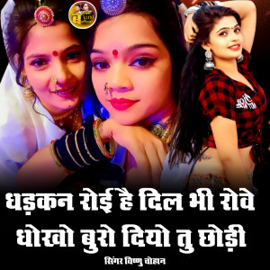 Listen to धड़कन रोई है दिल भी रोवे धोखो बुरो दियो तु छोड़ी song with lyrics from Vishnu Chauhan