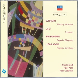 อัลบัม Dohnanyi: Nursery Variations; Liszt: Totentanz; Rachmaninov: Paganini Rhapsody ศิลปิน Peter Jablonski