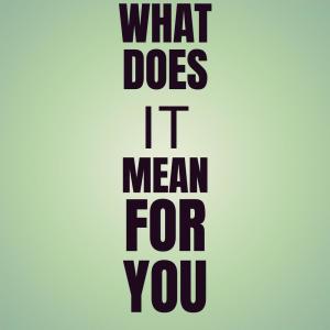 Listen to What Does It Mean For You song with lyrics from alir rvao