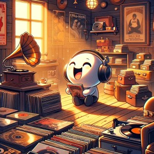 Album Vintage Record Bliss (Lofi beats) from LofiCentral