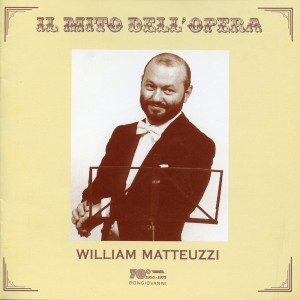 อัลบัม Il mito dell'opera: William Matteuzzi (1980-1999) ศิลปิน William Matteuzzi