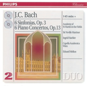 อัลบัม Bach, J.C.: 6 Sinfonias Op.3/6; Piano Concertos Op.13 ศิลปิน Academy of St Martin in the Fields