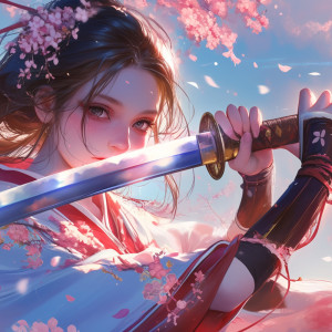 Listen to 桜嵐の刃 song with lyrics from nons works
