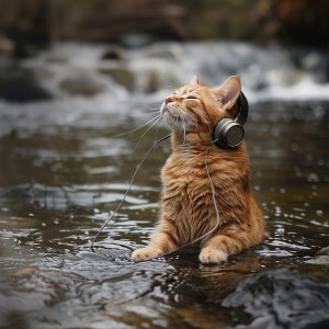 Island Nature Sounds的專輯Feline Harmony: Calm Water Music for Cats