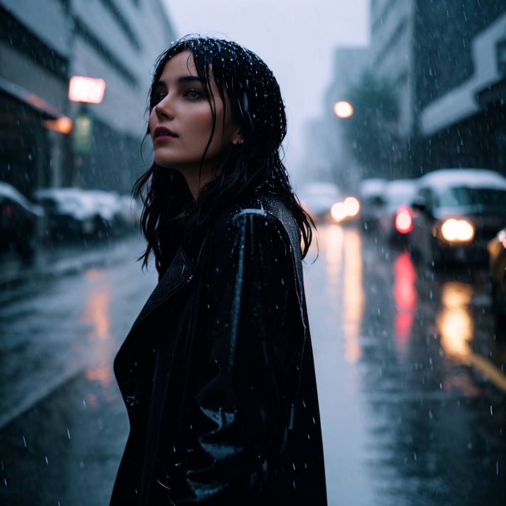 Heavy Rain in Cold Village 11