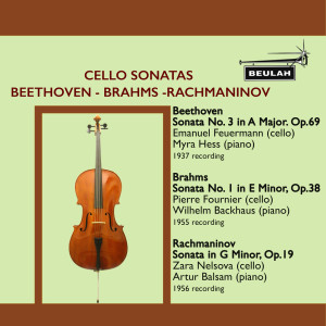 Album Cello Sonatas by Beethoven, Brahms and Rachmaninov from Pierre Fournier
