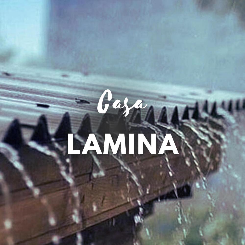 Lluvia en techo de lamina
