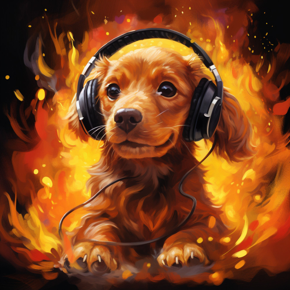 Fiery Canine Harmony Sleep