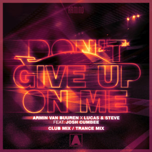 Don't Give Up On Me dari Armin Van Buuren