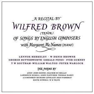 Album A Recital Of Songs By English Composers from 
