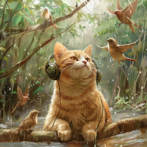 Binaural Boy的專輯Purring in Rain: Binaural Nature Sounds for Cats - 92 96 Hz