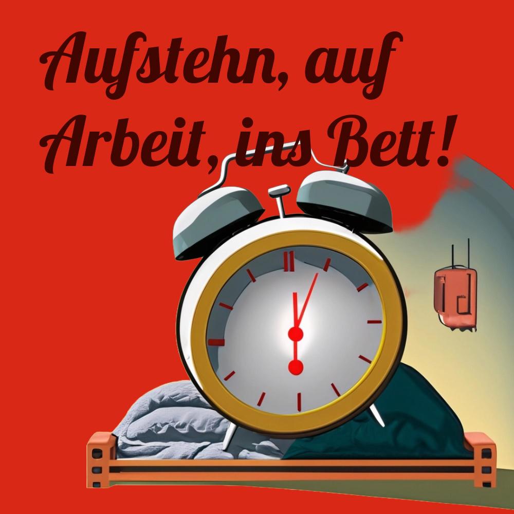 Aufstehn, auf Arbeit, ins Bett! (feat. Lena Stoehrfaktor) (Explicit)