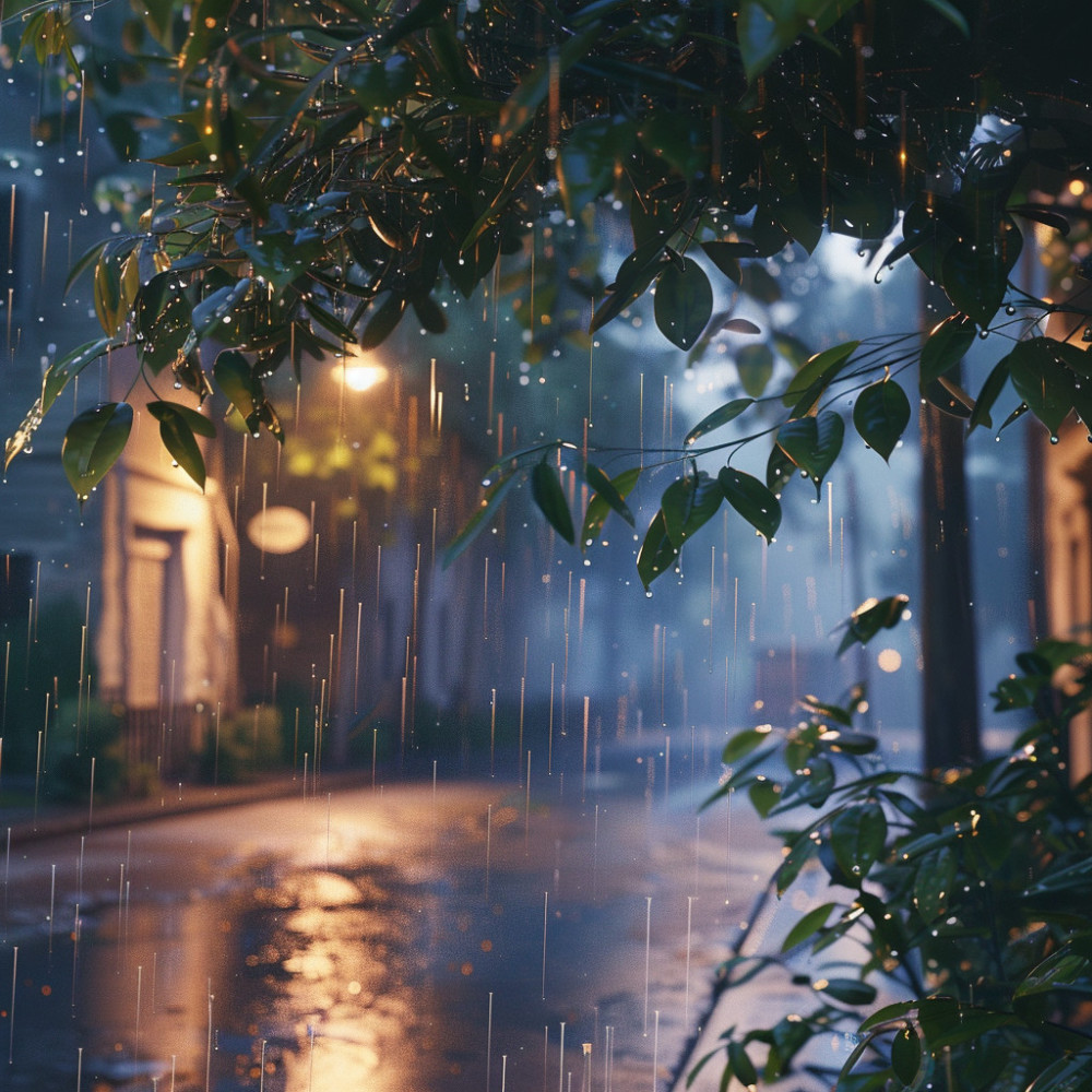 Rain's Soft Cadence for Sleep