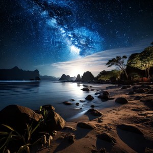 ดาวน์โหลดและฟังเพลง Gentle Calm Nightfall Music พร้อมเนื้อเพลงจาก Binaural Collective