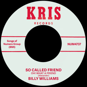 อัลบัม So Called Friend (Oh! What A Friend) ศิลปิน Billy Williams