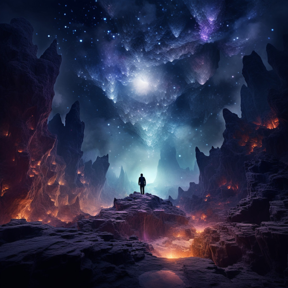 Serenity with Serene Flames and Stars