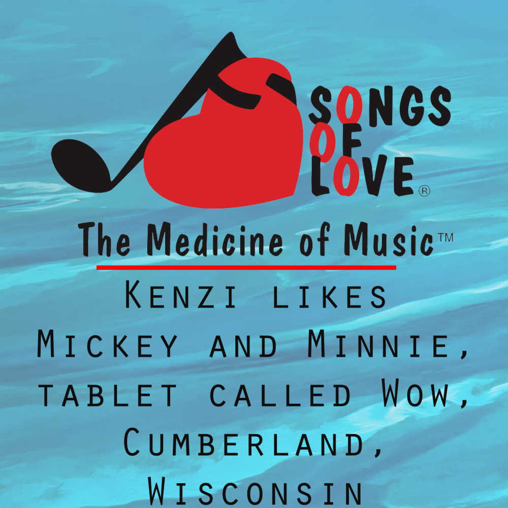 Kenzi Likes Mickey and Minnie, Tablet Called Wow, Cumberland, Wisconsin