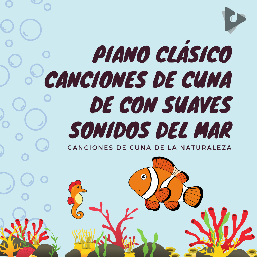 Brahms arrullo con sonidos relajantes de playa (Instrumental clásico de piano)